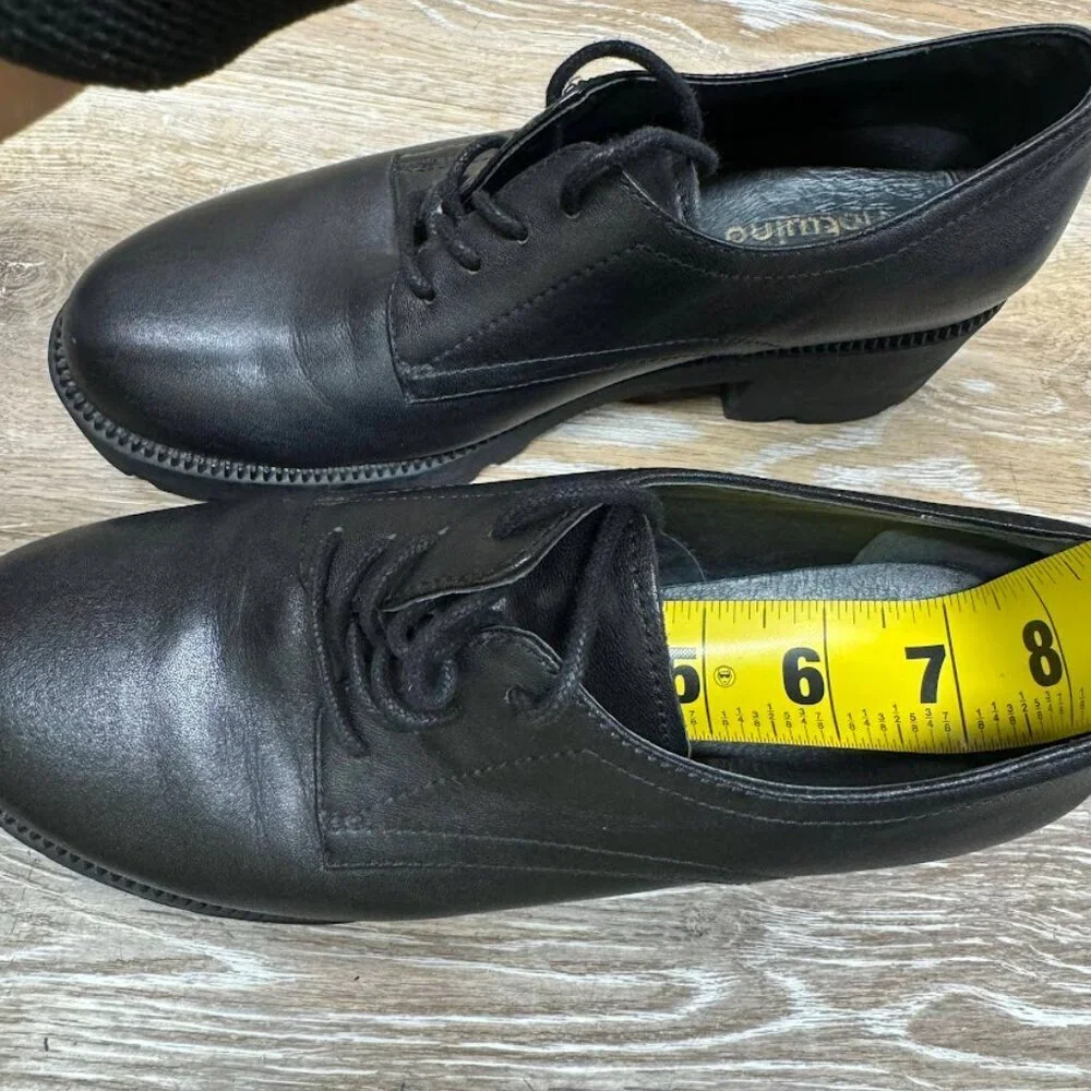 Hotwind Black Platform Oxford Shoes Women's See Pictures for Sizing
